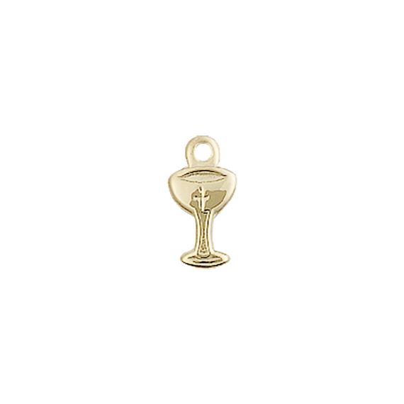 14KT GOLD CHALICE MEDAL - 3/8" x 1/8"