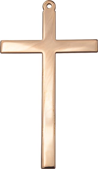 14KT GOLD CROSS MEDAL - 3 7/8" x2 1/4"