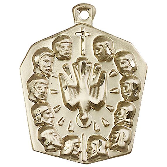14KT GOLD APOSTLES MEDAL