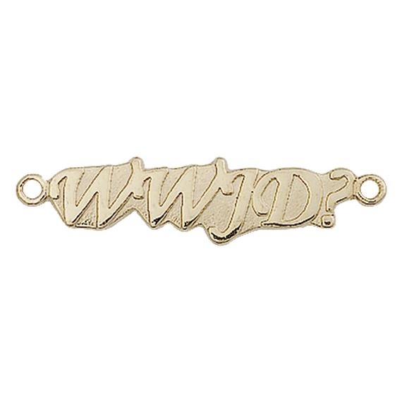 14KT GOLD WWJD MEDAL
