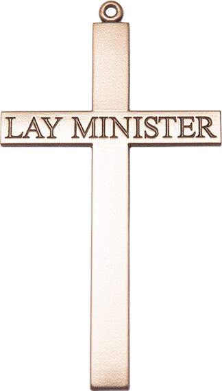 14KT GOLD LAY MINISTER CROSS MEDAL