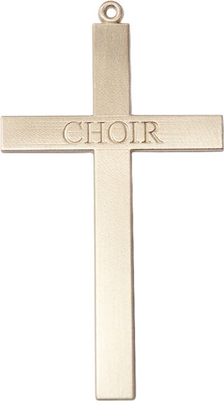 14KT GOLD CHOIR CROSS MEDAL