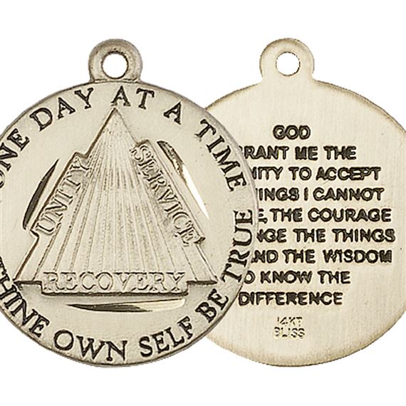 14KT GOLD RECOVERY MEDAL