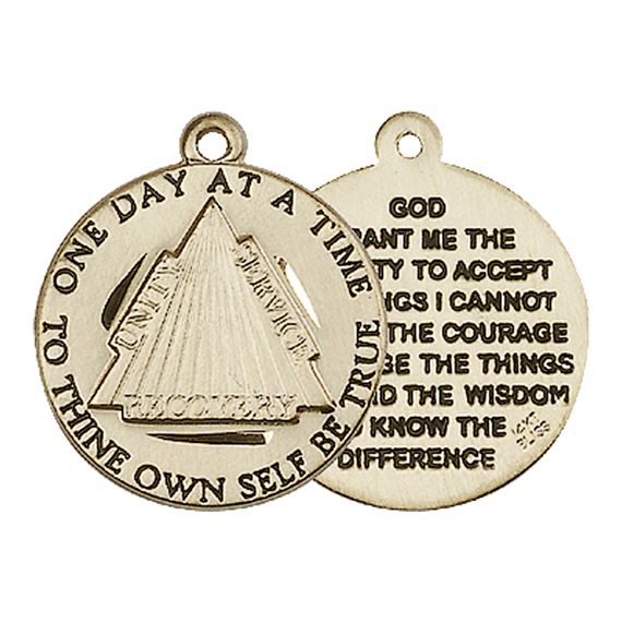 14KT GOLD RECOVERY MEDAL