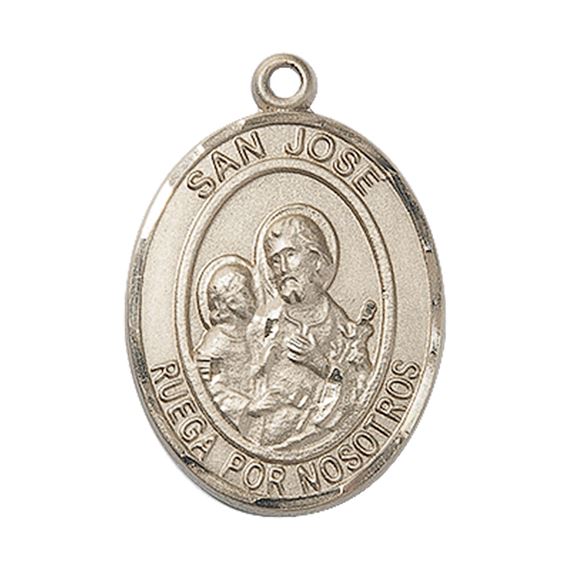 14KT GOLD SAN JOSE MEDAL - 1" x 3/4"