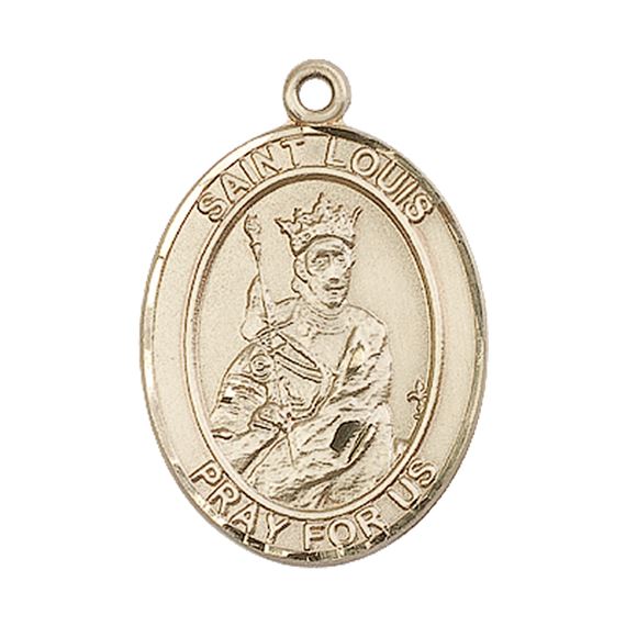14KT GOLD ST LOUIS MEDAL - 1" x 3/4"