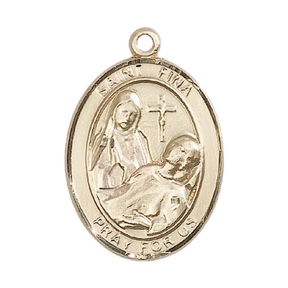 14KT GOLD ST FINA MEDAL - 1" x 3/4"