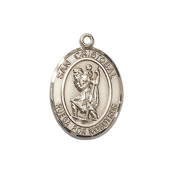 14KT GOLD SAN CRISTOBAL MEDAL