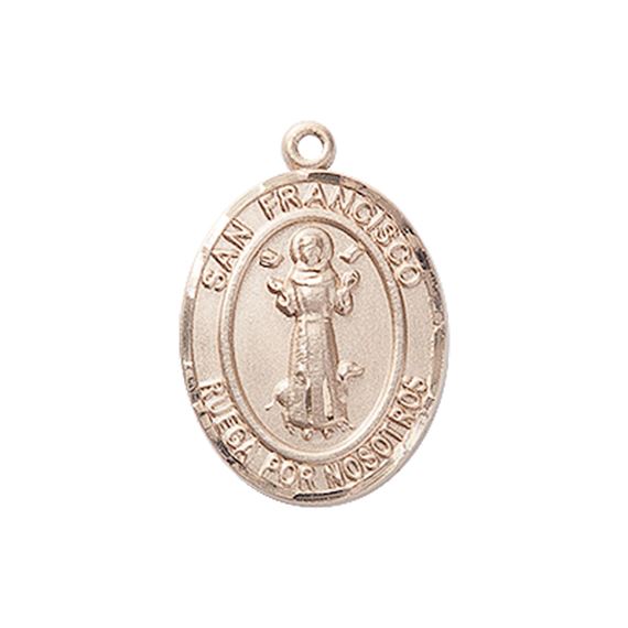 14KT GOLD SAN FRANCIS MEDAL
