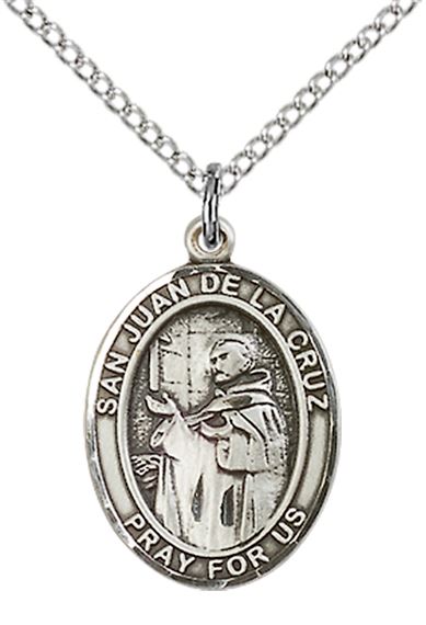 STERLING SILVER SAN JUAN DE LA CRUZ PENDANT WITH CHAIN