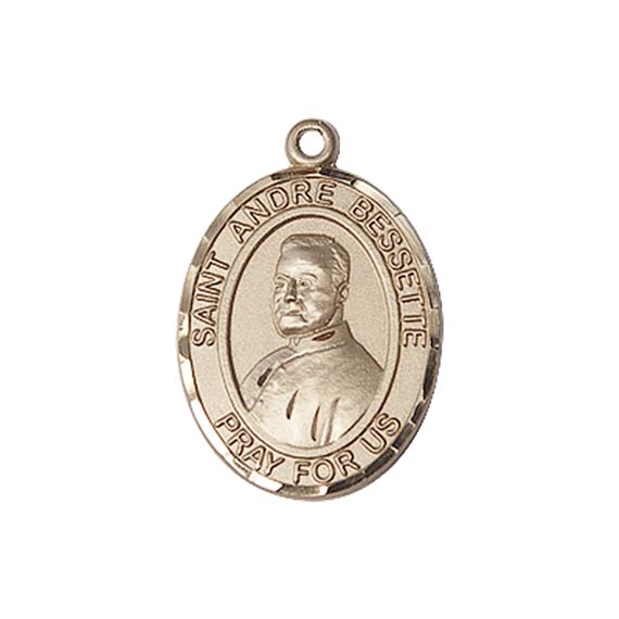 14KT GOLD ST ANDRE BESSETTE MEDAL - 3/4" x 1/2"