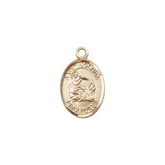 14KT GOLD ST JOSHUA MEDAL - 1/2" x 1/4"