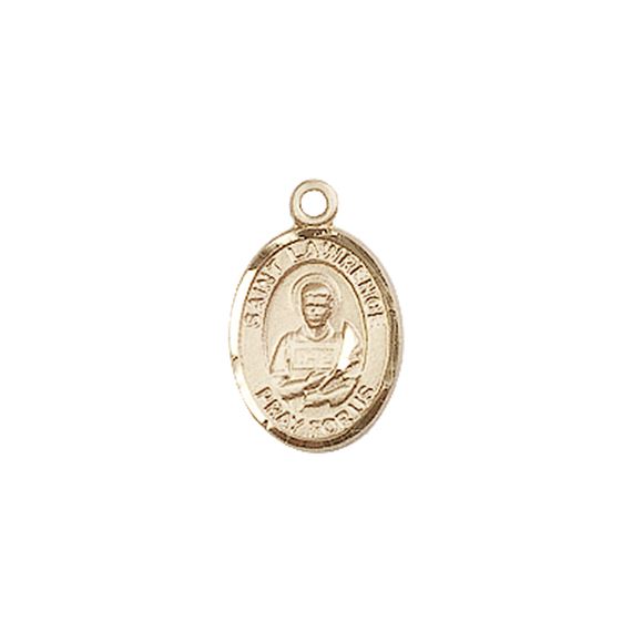 14KT GOLD ST LAWRENCE MEDAL - 1/2" x 1/4"