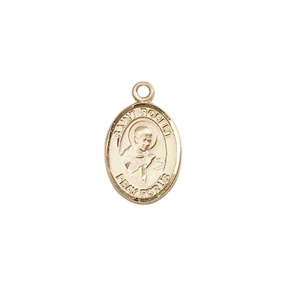 14KT GOLD ST ROBERT BELLARMINE MEDAL - 1/2" x 1/4"