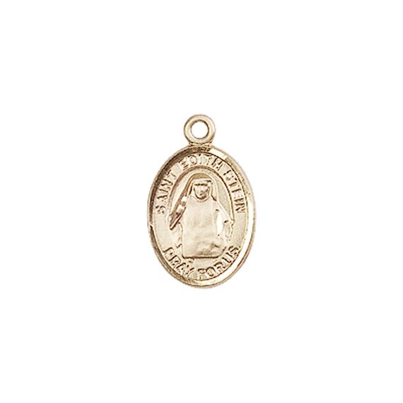 14KT GOLD ST EDITH STEIN MEDAL - 1/2" x 1/4"