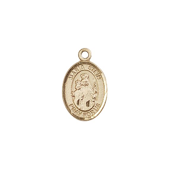 14KT GOLD MARIA STEIN MEDAL - 1/2" x 1/4"