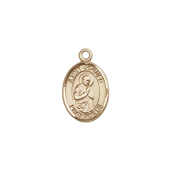14KT GOLD ST ISAAC JOGUES MEDAL - 1/2" x 1/4"