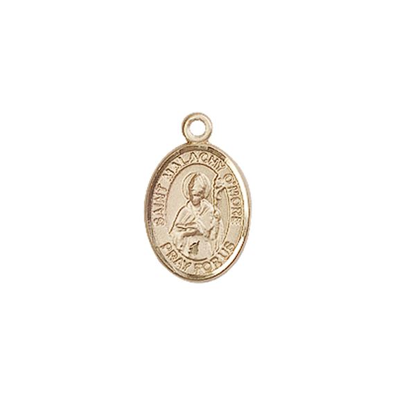 14KT GOLD ST MALACHY O'MORE MEDAL - 1/2" x 1/4"