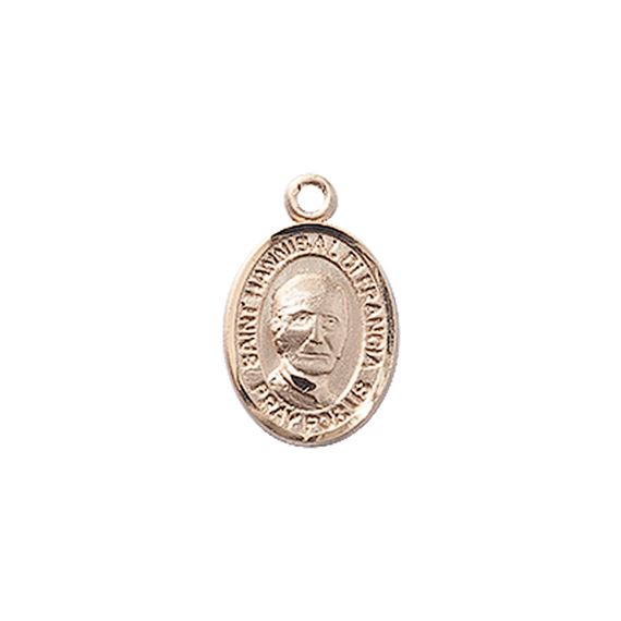 14KT GOLD ST HANNIBAL MEDAL - 1/2" x 1/4"