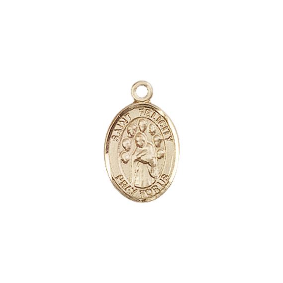 14KT GOLD ST FELICITY MEDAL - 1/2" x 1/4"