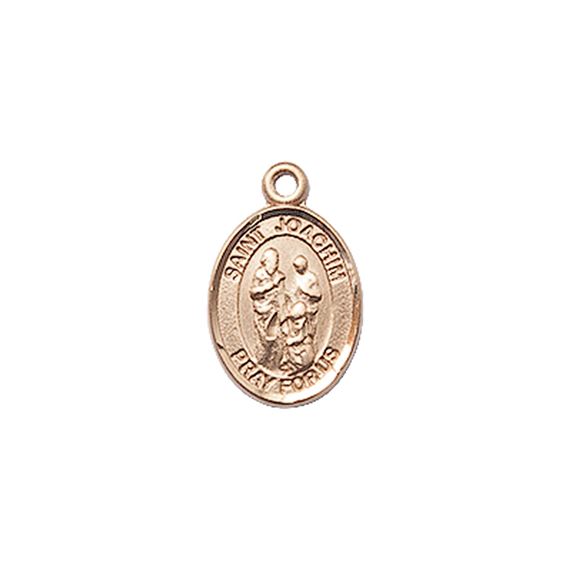 14KT GOLD ST JOACHIM MEDAL - 1/2&quot; x 1/4&quot;