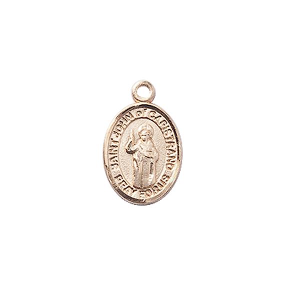 14KT GOLD ST JOHN OF CAPISTRANO MEDAL - 1/2" x 1/4"