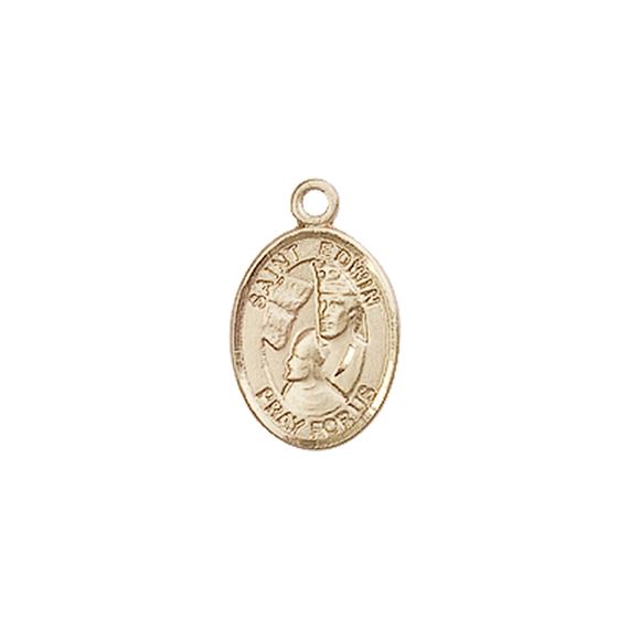 14KT GOLD ST EDWIN MEDAL - 1/2" x 1/4"