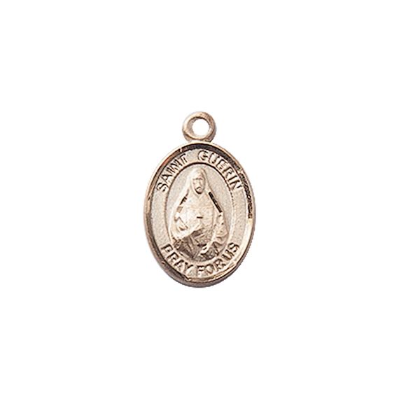 14KT GOLD ST THEODORA MEDAL - 1/2" x 1/4"