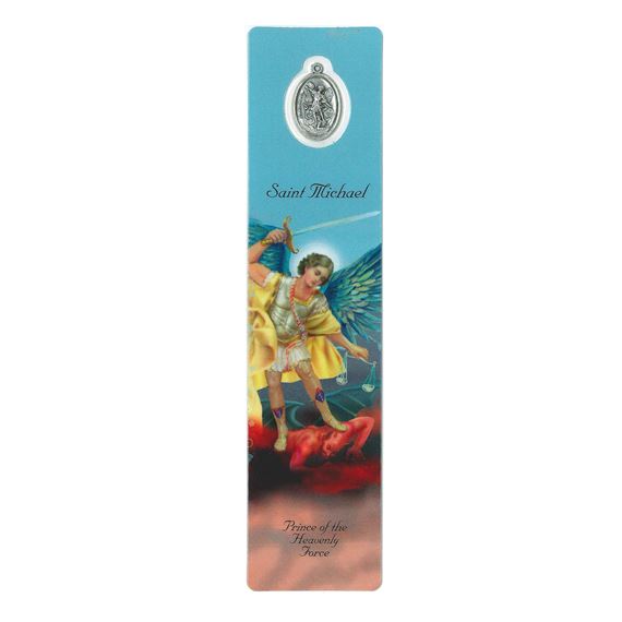 ST. MICHAEL - BOOKMARK WITH MEDAL