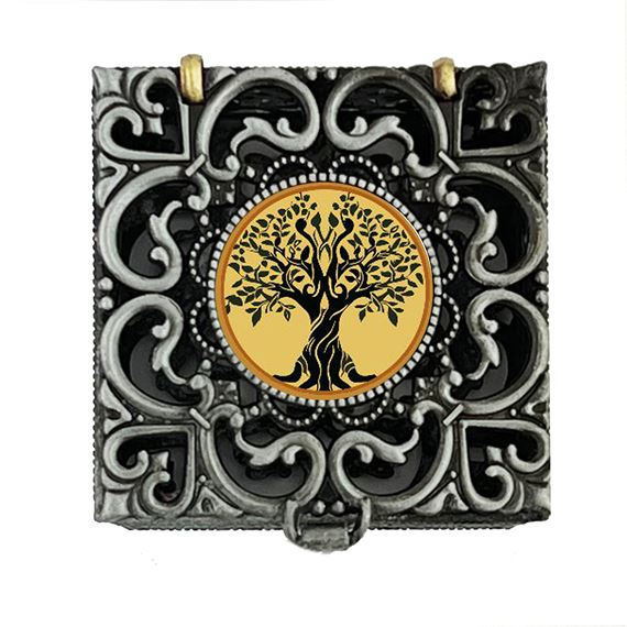 TREE OF LIFE FILIGREE KEEPSAKE BOX