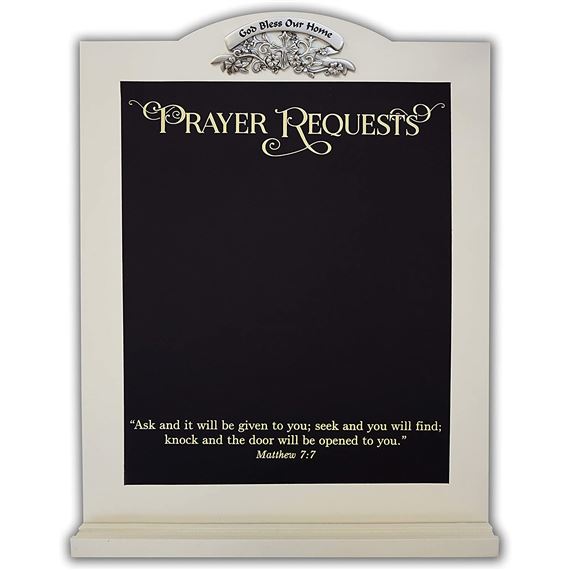 PRAYER REQUESTS - CHALKBOARD PLAQUE - 13½”H x 10"W.