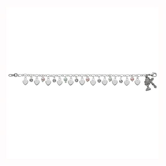 TINY HEARTS BRACELET WITH CHALICE
