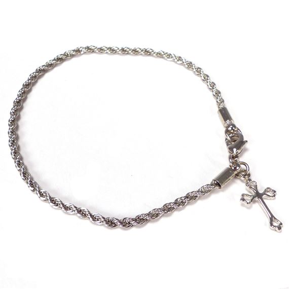 ROPE BRACELET WITH SIMPLE CROSS EWTN Religious Catalogue