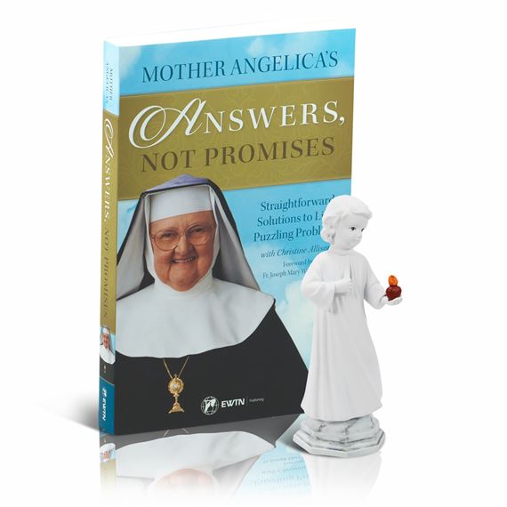 ANSWERS NOT PROMISES &  4"  EL  DIVINO NIÑO STATUE