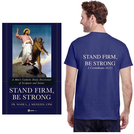 STAND FIRM, BE STRONG BOOK & T-SHIRT SET - LARGE