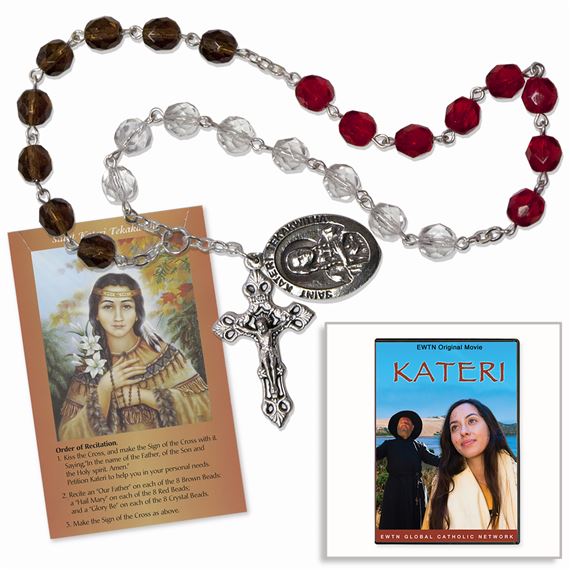 SAINT KATERI CHAPLET & DVD SET