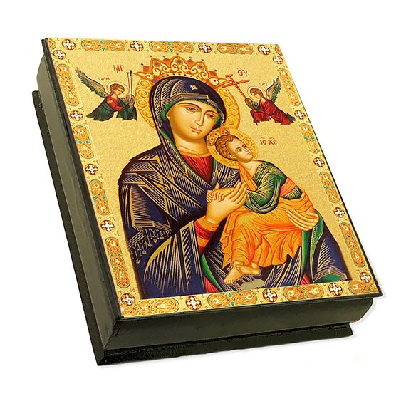 OUR LADY OF PERPETUAL HELP KEEPSAKE BOX