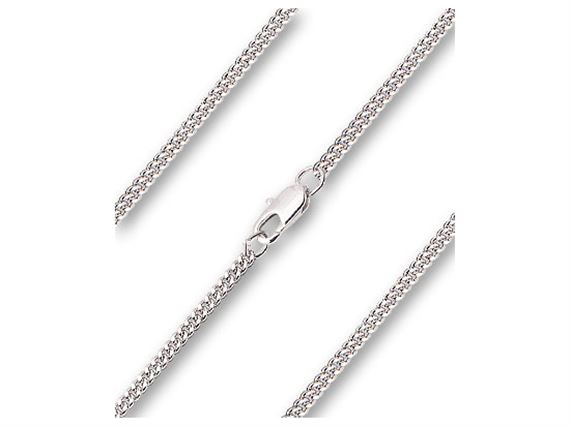 27 INCH RHODIUM CHAIN WITH LOBSTER CLAW