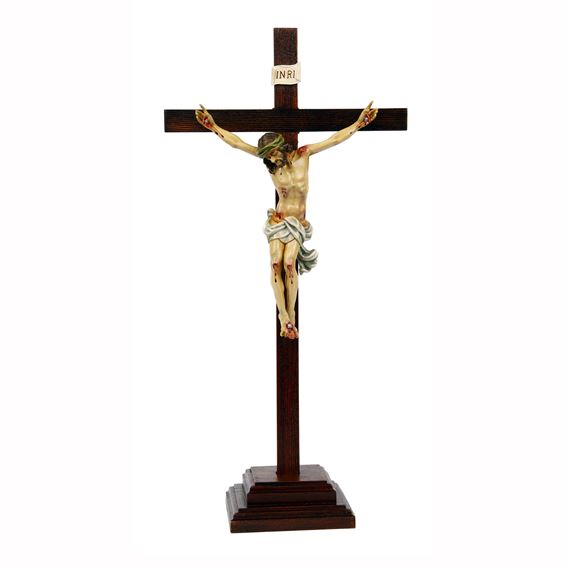 CRUCIFIX ON STAND - 21 INCH