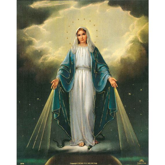 OUR LADY OF GRACE - UNFRAMED PRINT - 8" X 10"
