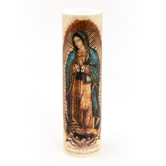 LED PRAYER CANDLE - OUR LADY OF GUADALUPE