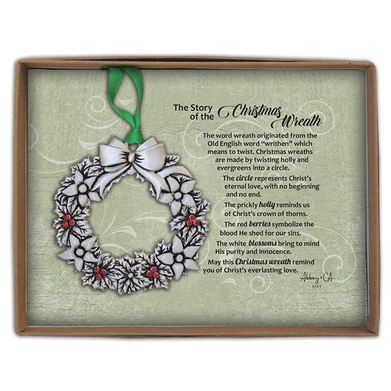 STORY OF THE CHRISTMAS WREATH ORNAMENT