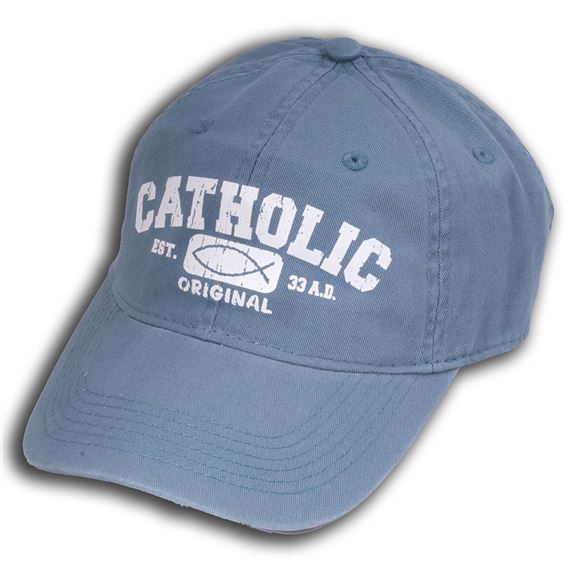 ORIGINAL CATHOLIC BASEBALL CAP - BLUE
