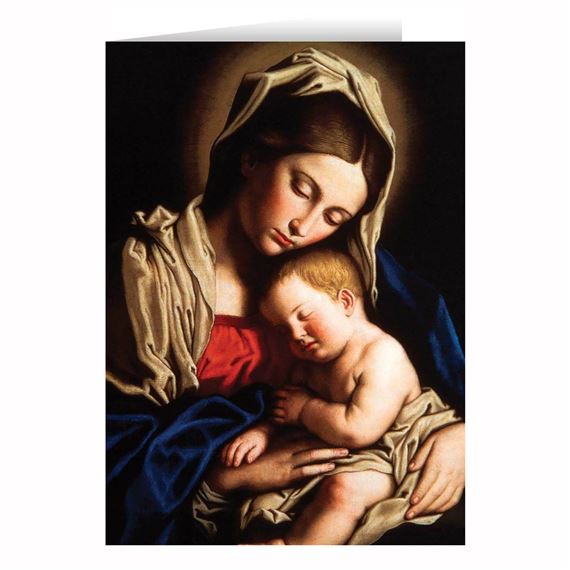 MADONNA AND HER CHILD CHRISTMAS CARDS (BOX OF 25)