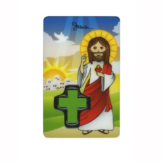 CHILDREN'S HOLY CARD - OUR FATHER