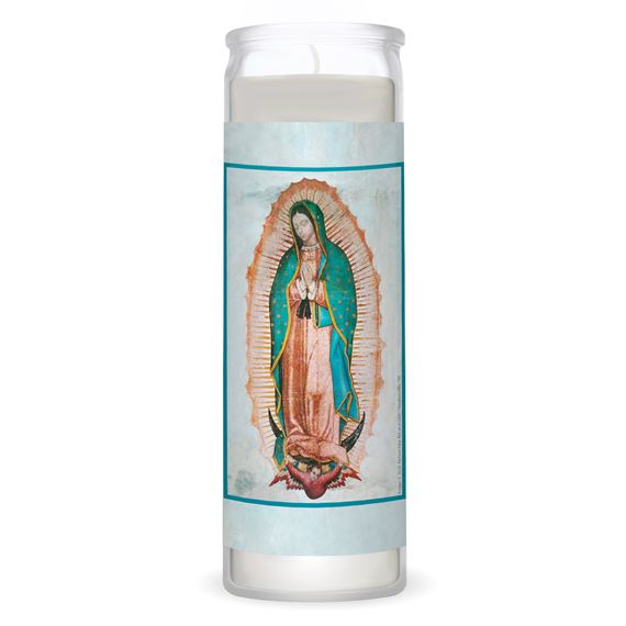 OUR LADY OF GUADALUPE (MESSAGE TO JUAN DIEGO) 3-DAY DEVOTIONAL CANDLE
