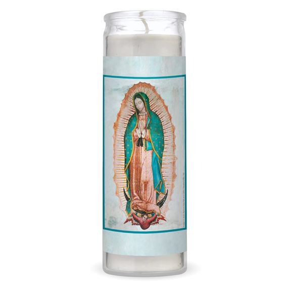 OUR LADY OF GUADALUPE (MESSAGE TO JUAN DIEGO) 3-DAY DEVOTIONAL CANDLE