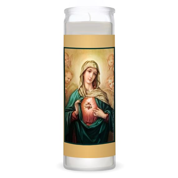 IMMACULATE HEART OF MARY (MORNING OFFERING) 3-DAY DEVOTIONAL CANDLE