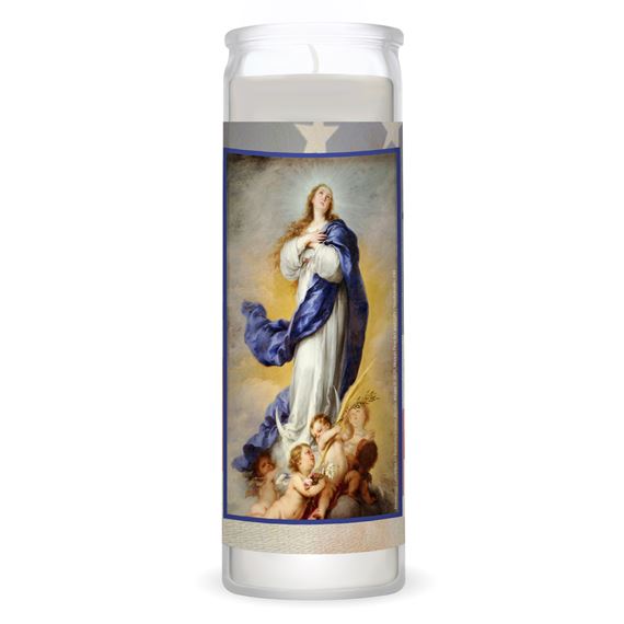IMMACULATE CONCEPTION - PRAYER FOR OUR COUNTRY 3-DAY DEVOTIONAL CANDLE