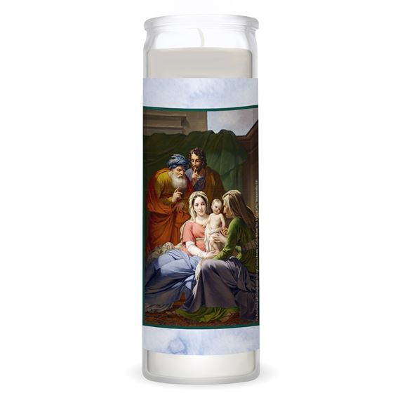 HOLY FAMILY WITH GRANDPARENTS (PRAYER FOR THE FAMILY) 3-DAY DEVOTIONAL CANDLE